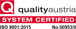 ISO 9001:2015 certification of the ZIMM Group for industrial gearboxes and matching parts.