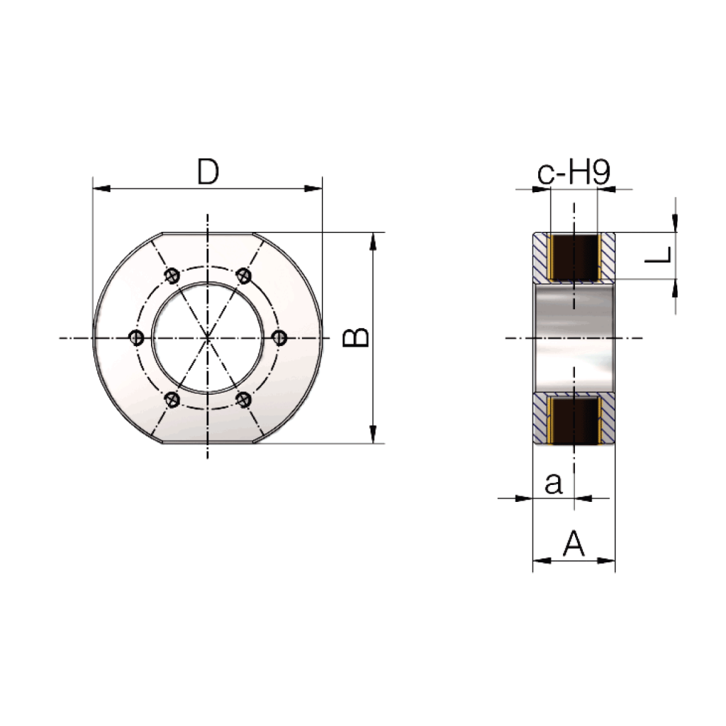 Cardan adapters DMA for duplex nut DM | ZIMM