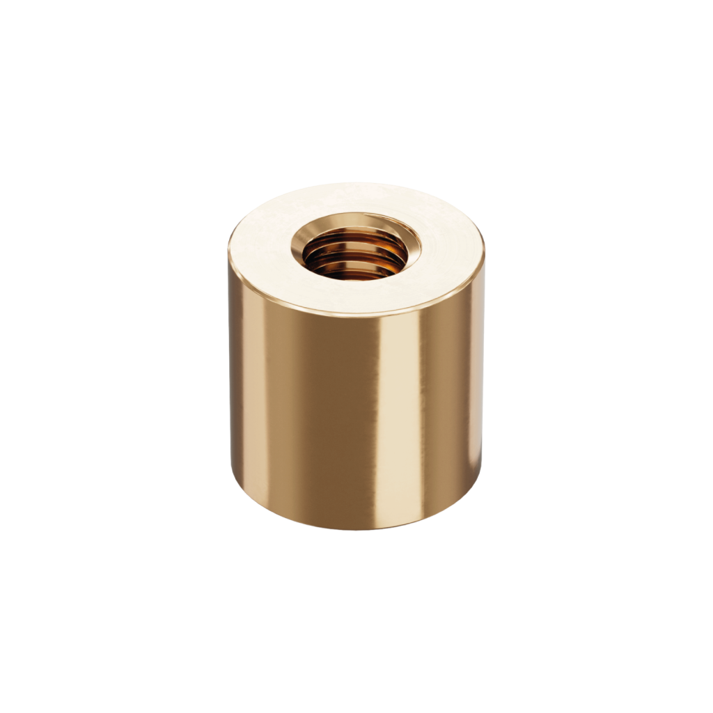 Long red brass alloy nut LRM | ZIMM