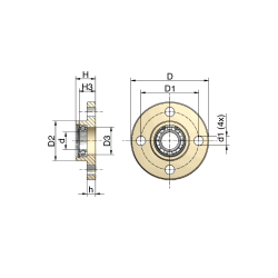Opposed bearing plate GLP | ZIMM