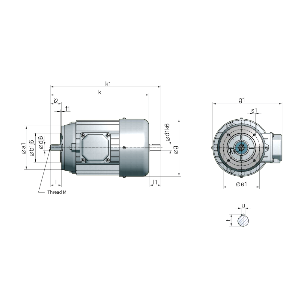 Three-phase AC motors | B14C | ZIMM