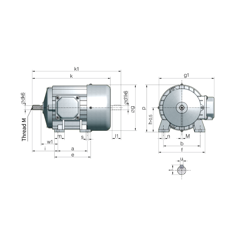 Three-phase AC motors | B3 | ZIMM