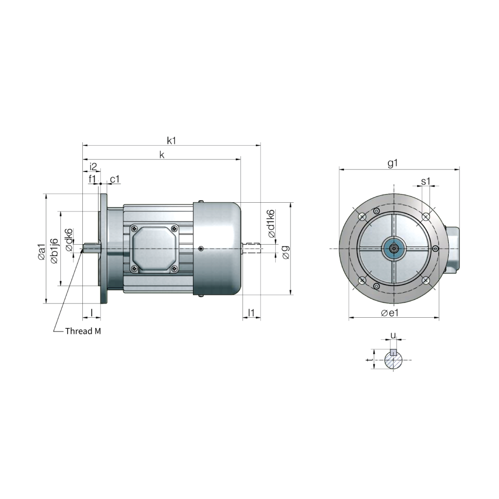 Three-phase AC motors | B5 | ZIMM