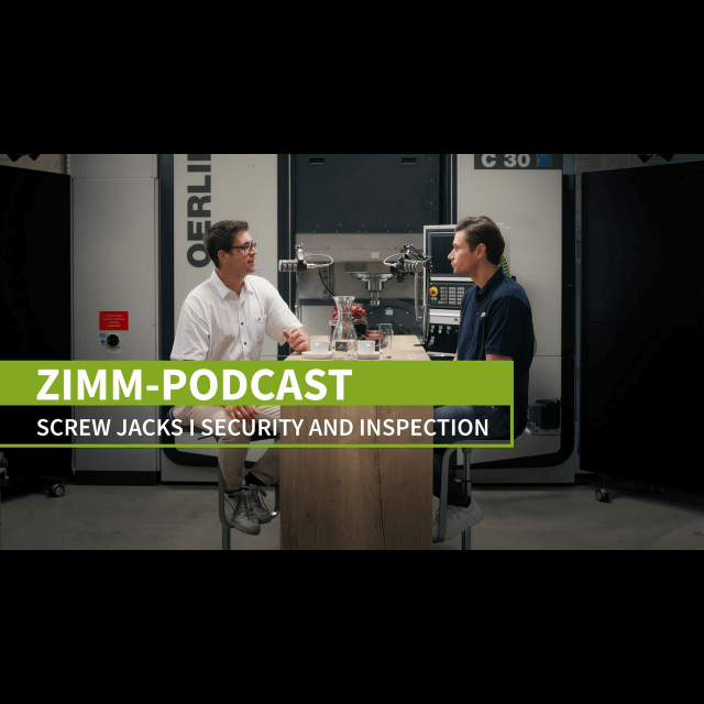 Safety with screw jacks – use of the safety nut | ZIMM