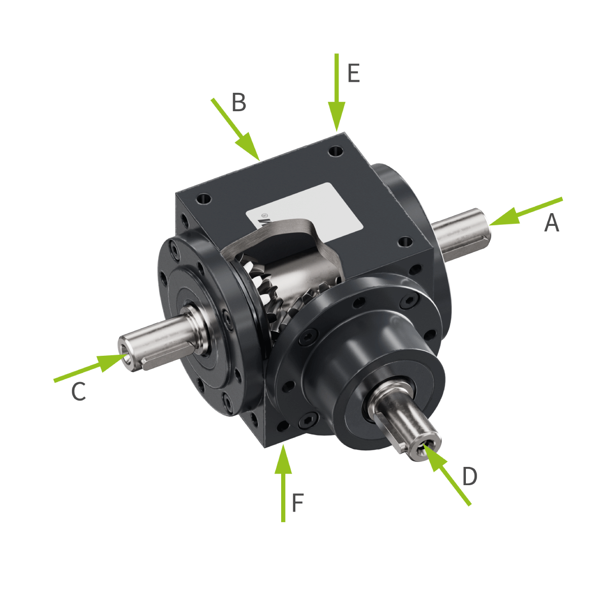ZK Bevel gearboxes | Side definition