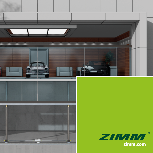 Showroom withoutboundaries – retractable glassfaçade for maximum openness | ZIMM