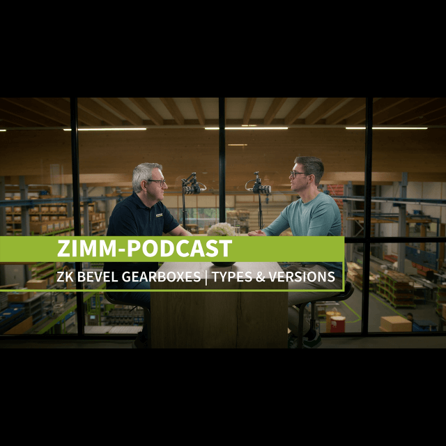 ZK bevel gearboxes: Types and versions | ZIMM