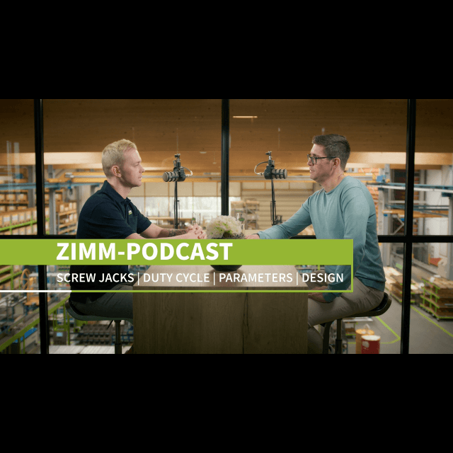 What is the duty cycle of a screw jack? | ZIMM