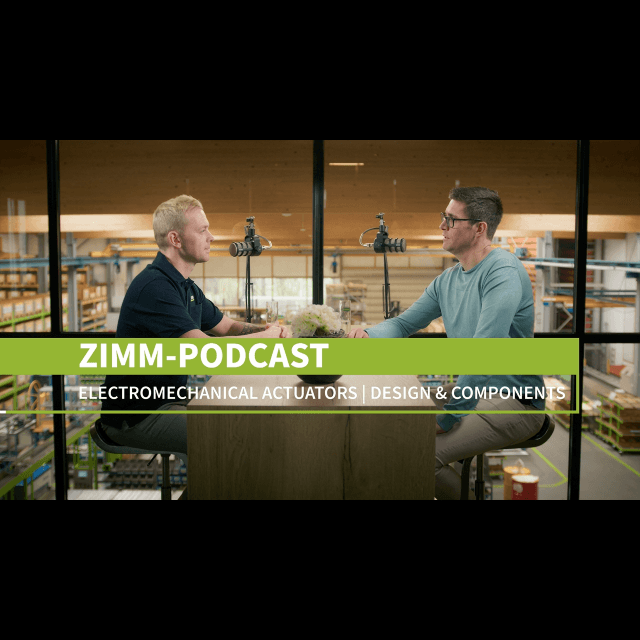 How is an electromechanical actuator constructed? | ZIMM
