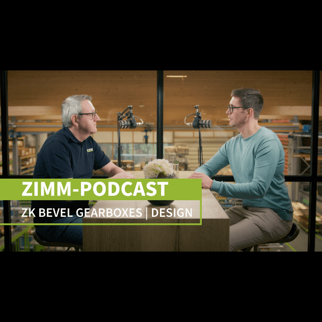 Which information is required for the design of a ZK bevel gearbox? | ZIMM